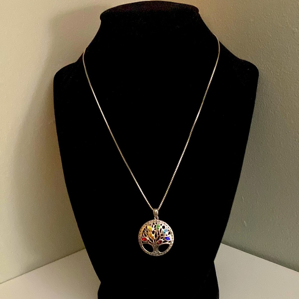 Ava Ro Sterling Silver Tree of Life Necklace